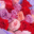 Ramo 100 rosas con liston - Rosa roja, morada y rosa.