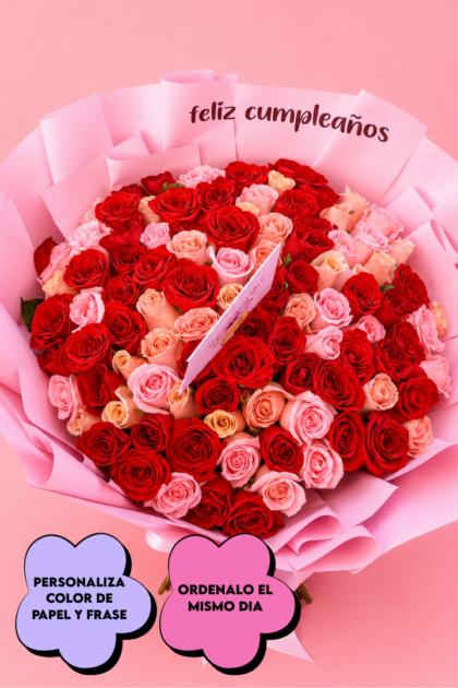 Ramo Ula 100 rosas promocion
