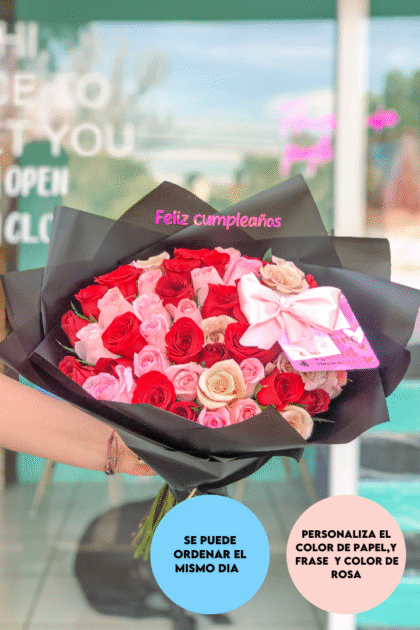 Ramo Teku 50 rosas