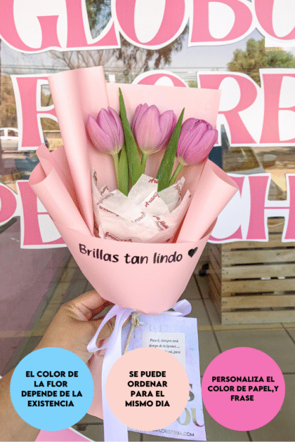 Ramo 3 tulipanes