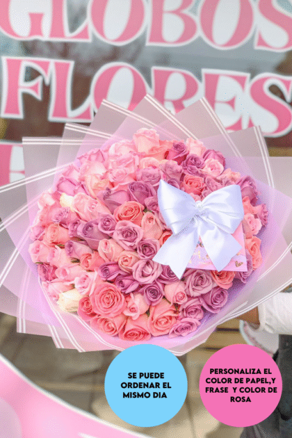 Ramo teku 100 rosas