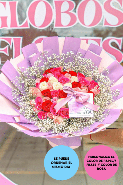 Ramo Galia 50 rosas