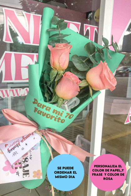 Ramo 3 rosas