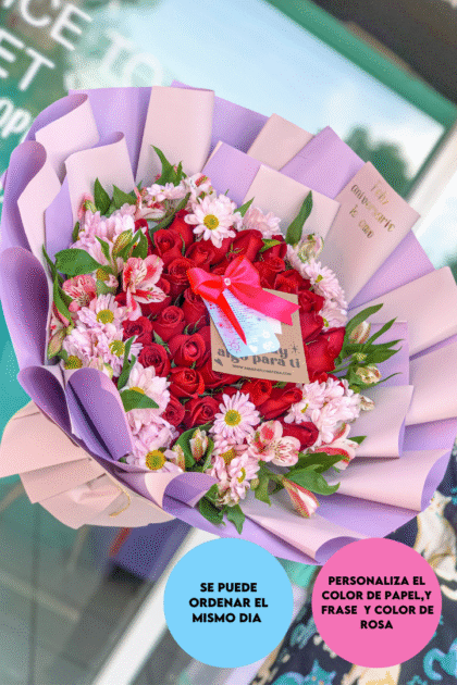Ramo Mauren 50 rosas