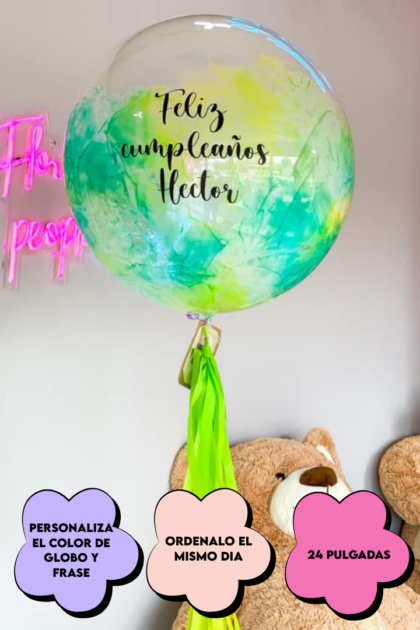 Globo Burbuja con Pintura Mediano