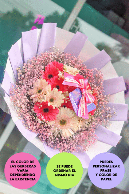 Ramo Marena 10 gerberas