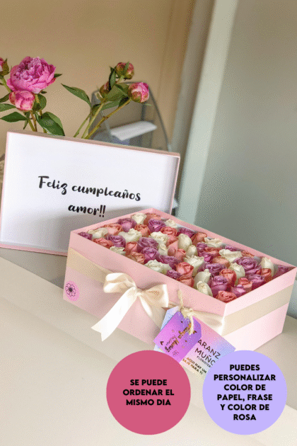 Box Lyra con rosas