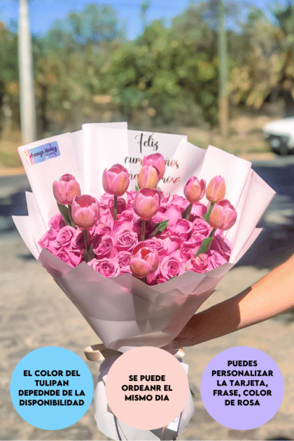 Ramo Darya 50 rosas
