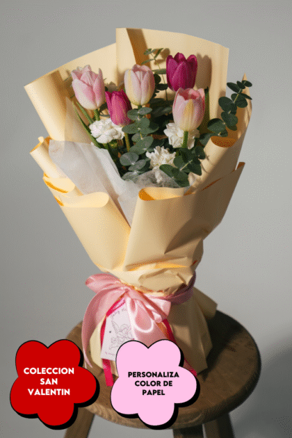 Ramo de 10 tulipanes