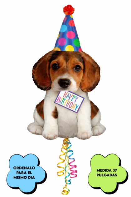 Perrito Cumpleaños (Grande)