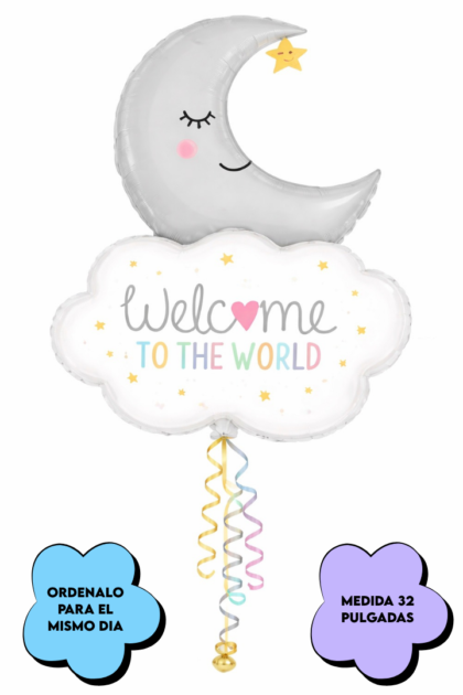 Globo Welcome Baby (Grande)