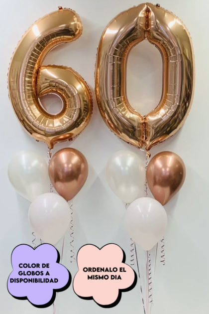 Globo de numeros grandes