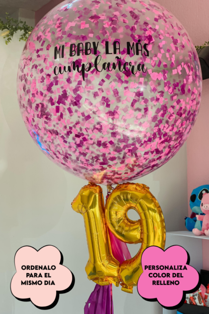 Globo relleno con numeros