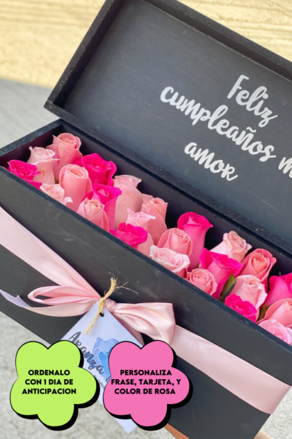 Box nova con rosas