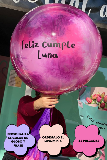 Globo Burbuja con Pintura Grande