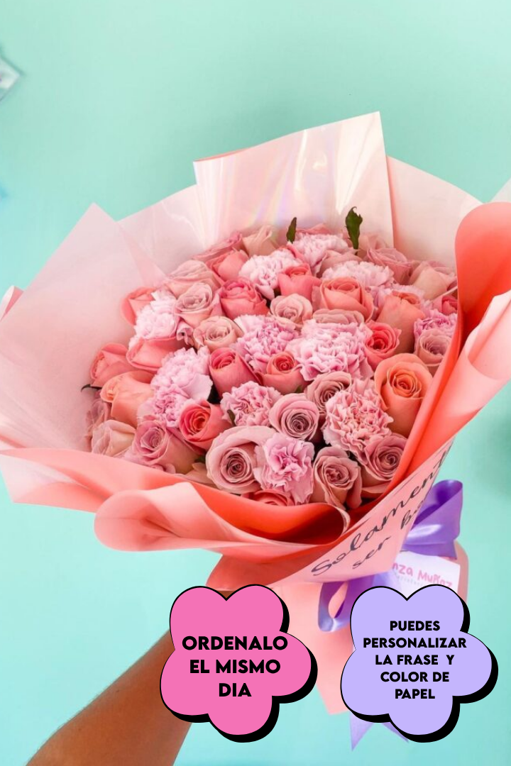 Ramo Bris 50 rosas